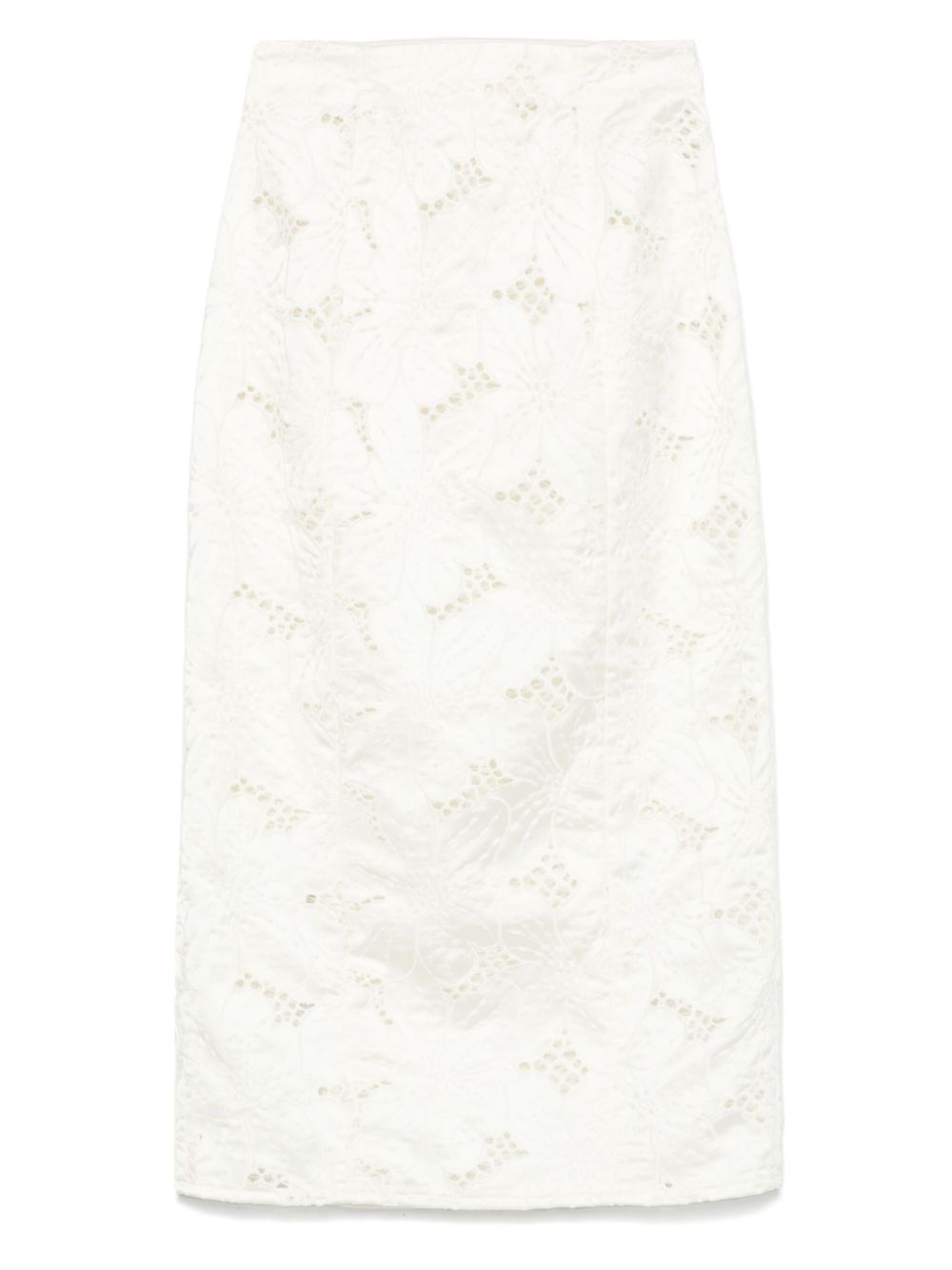 Genny Satin Skirt - Genny - Modalova
