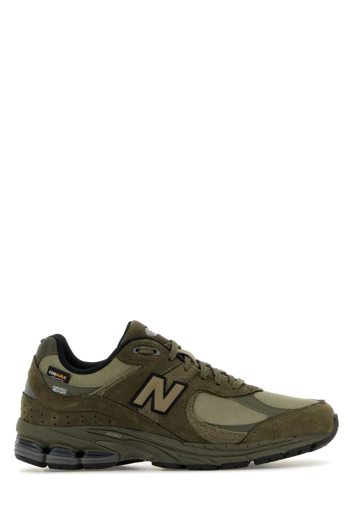 Army Green Suede And Mesh 2002r Sneakers - New Balance - Modalova