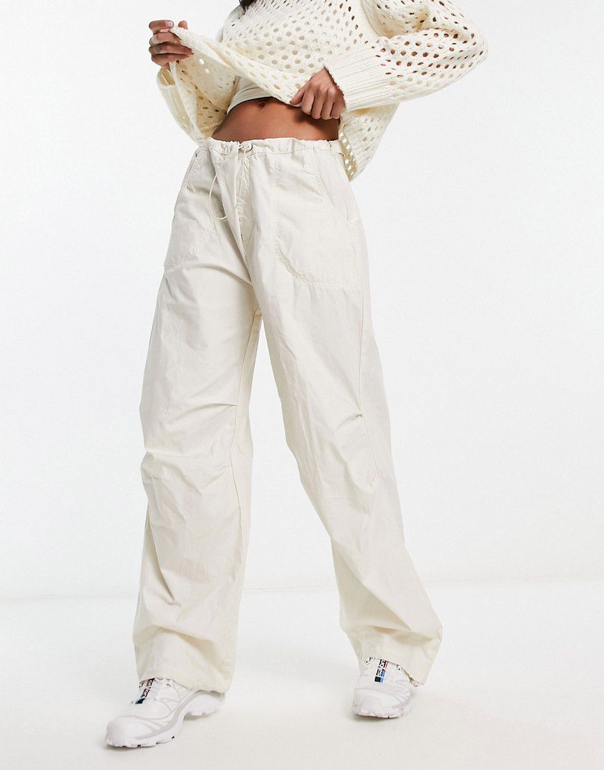 Cotton On - Pantaloni écru stile paracadutista - Cotton:On - Modalova