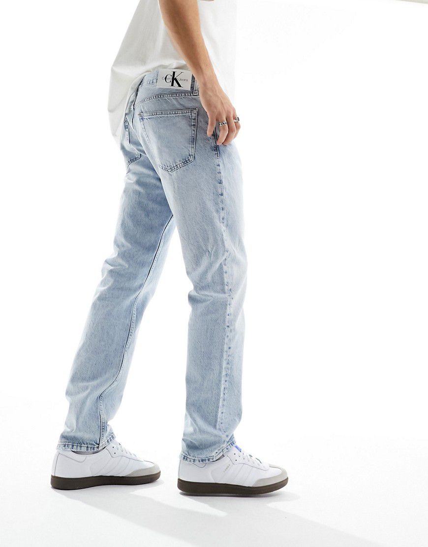 Authentic - Jeans dritti lavaggio chiaro - Calvin Klein Jeans - Modalova