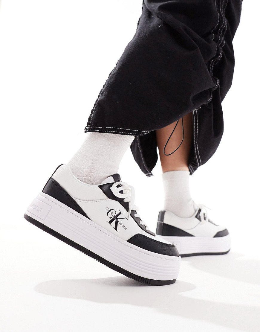 Bold - Sneakers flatform bianche e nere - Calvin Klein Jeans - Modalova