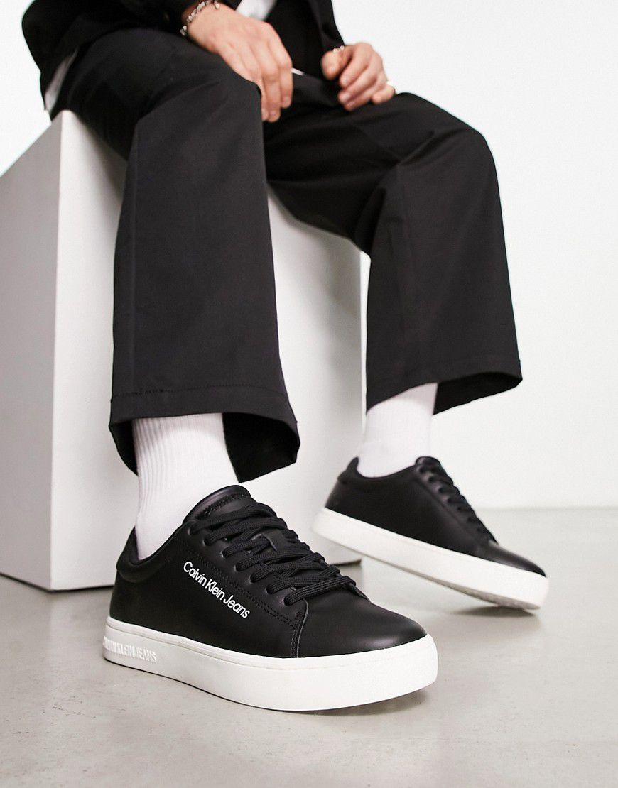 Sneakers stringate nere con suola spessa cupsole - Calvin Klein Jeans - Modalova