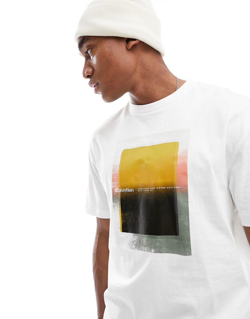 Sense Layer - T-shirt vivo con grafica - Calvin Klein - Modalova