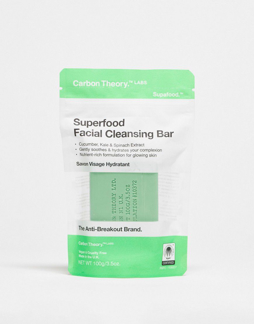 Superfood - Saponetta detergente viso - Carbon Theory - Modalova