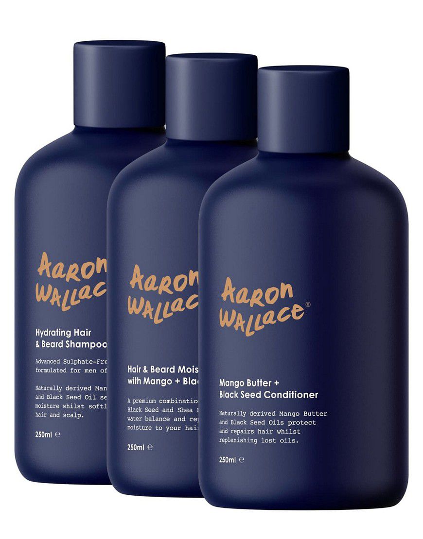 Set di prodotti per capelli in 3 step da 750ml - Risparmia il 5% - Aaron Wallace - Modalova