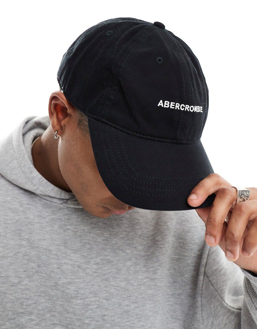 Cappellino con visiera con logo piccolo - Abercrombie & Fitch - Modalova