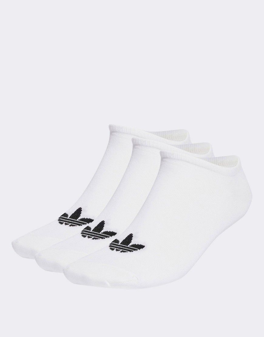 Confezione da 6 paia di calzini bianchi con logo a trifoglio - adidas Originals - Modalova