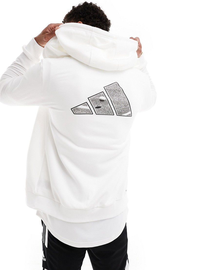 Adidas - Club Tennis Teamwear - Felpa con cappuccio bianca con zip - adidas performance - Modalova