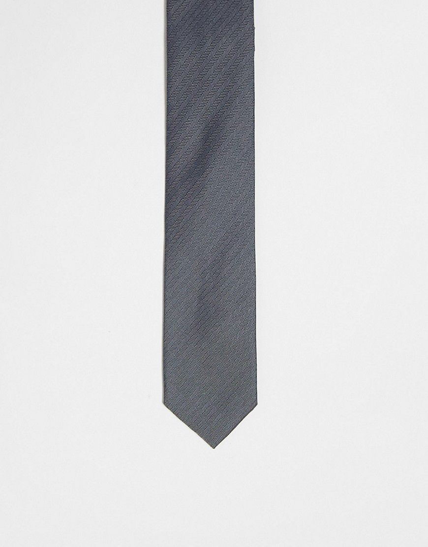 Cravatta standard antracite - ASOS DESIGN - Modalova