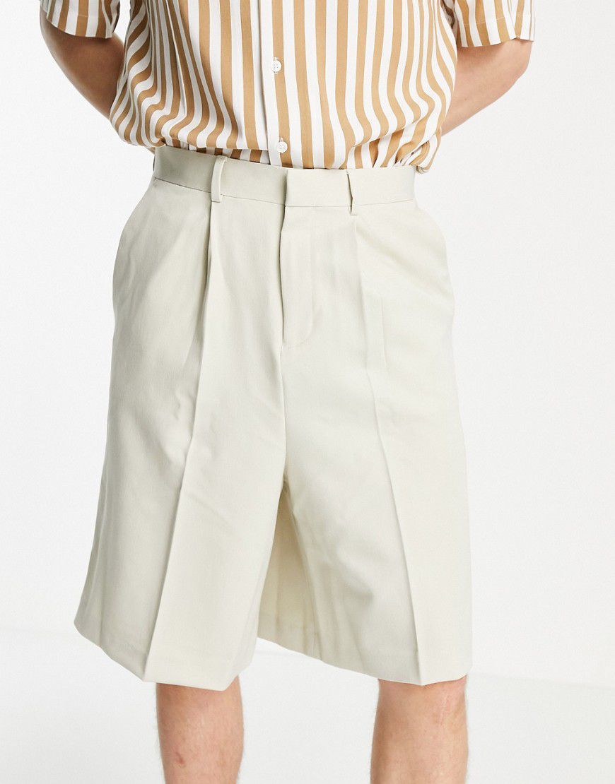 Pantaloncini bermuda eleganti, color crema - ASOS DESIGN - Modalova