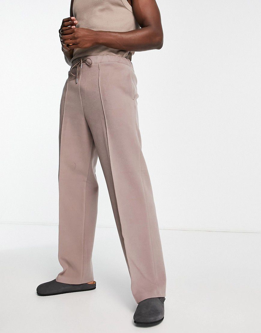 Pantaloni super larghi in fustagno spazzolato fulvo - ASOS DESIGN - Modalova