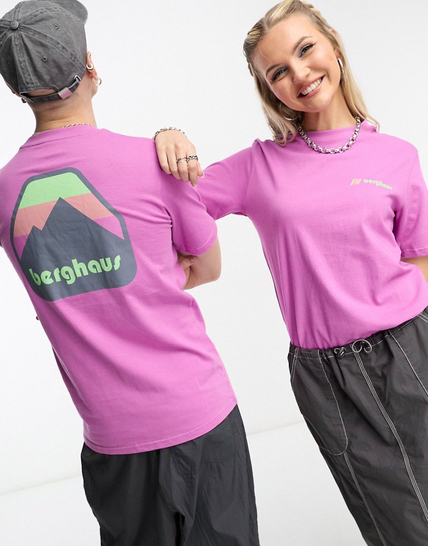 Dean Street Graded Peak - T-shirt unisex con stampa sul retro - Berghaus - Modalova