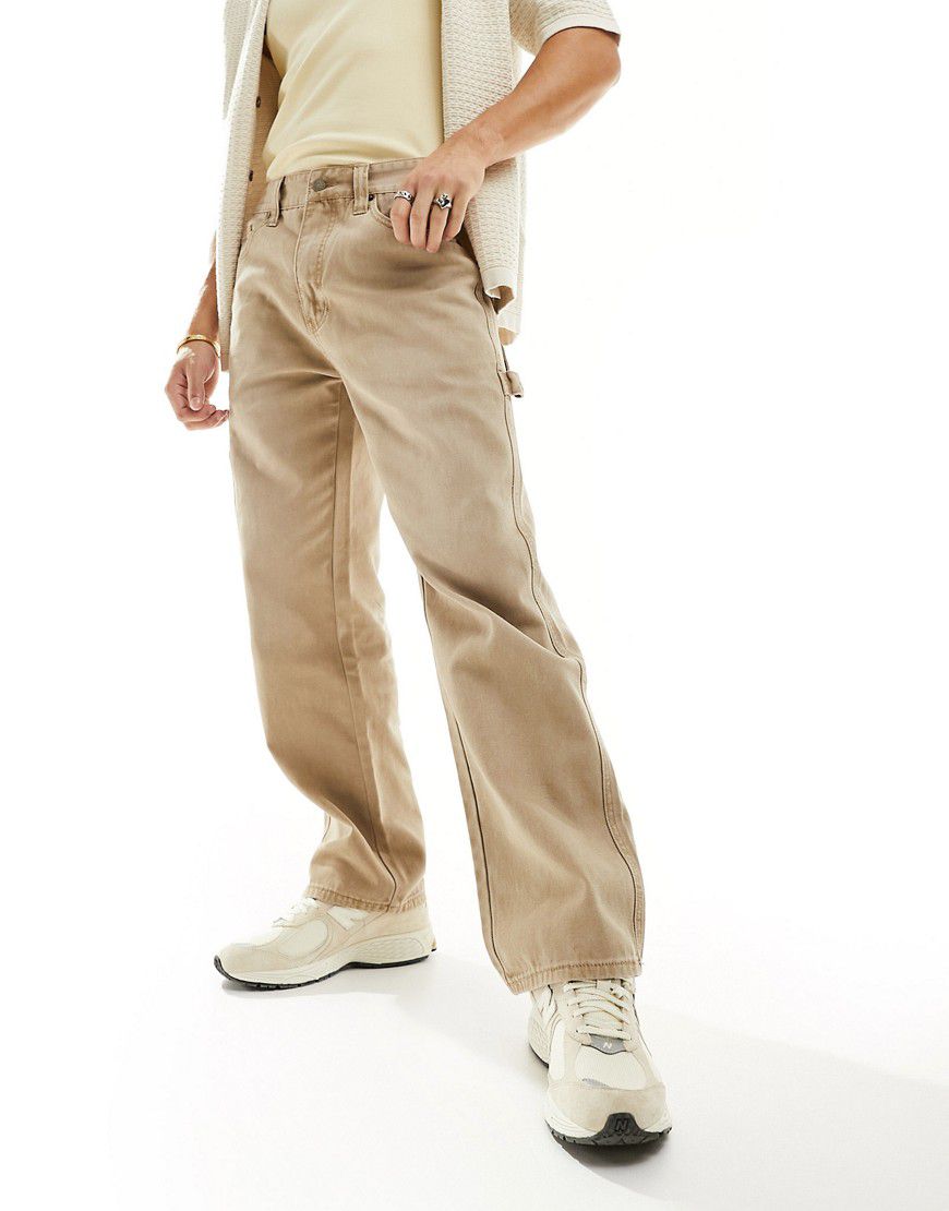 Originals - Pantaloni in tela color cuoio - Guess - Modalova