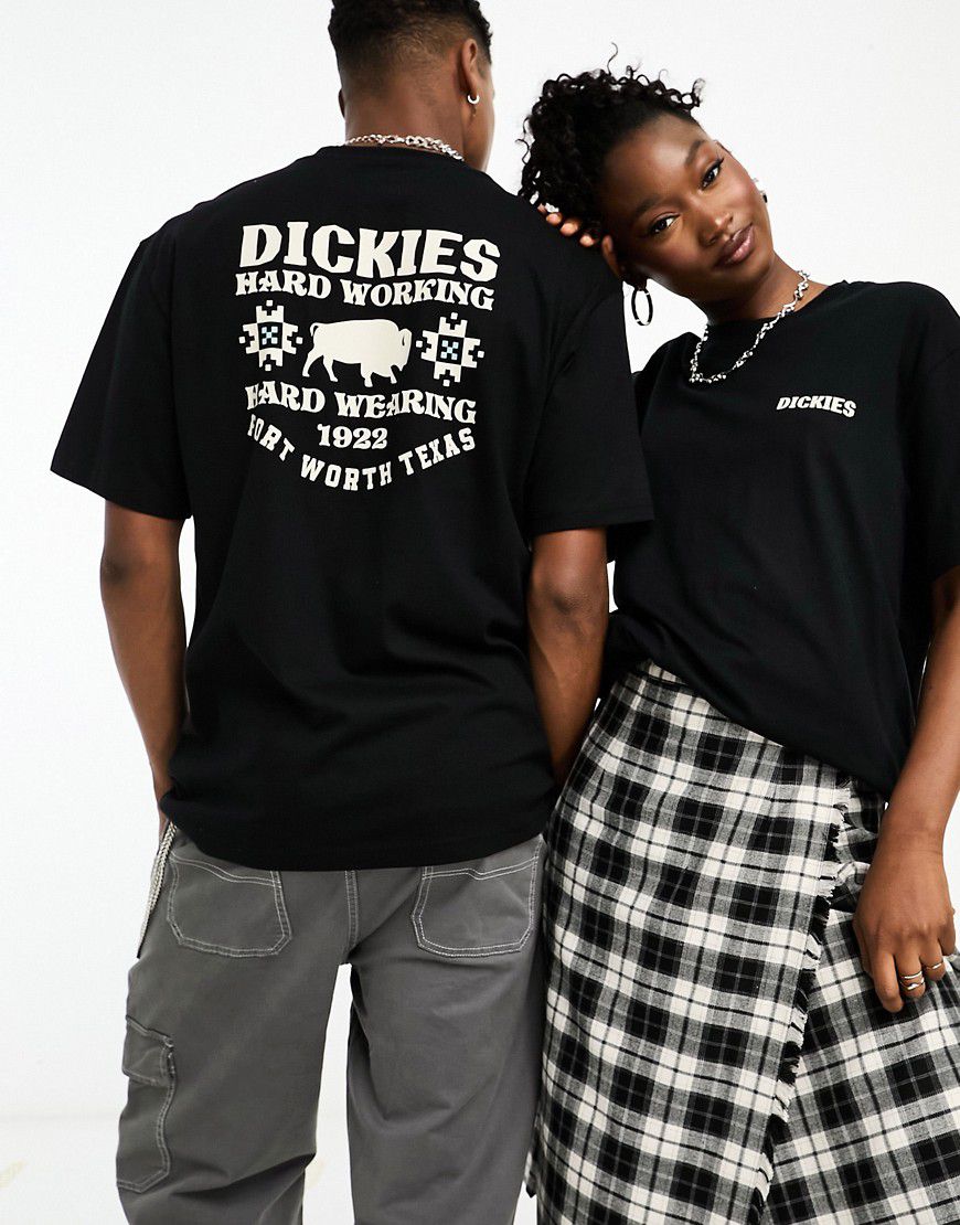 Hays - T-shirt nera con stampa "Texas" sul retro - Dickies - Modalova