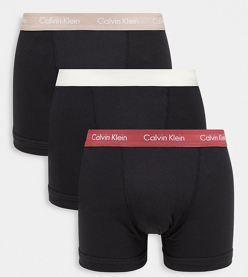 Esclusiva in esclusiva per ASOS - Modern Cotton - Confezione da 3 boxer aderenti in cotone - Calvin Klein - Modalova