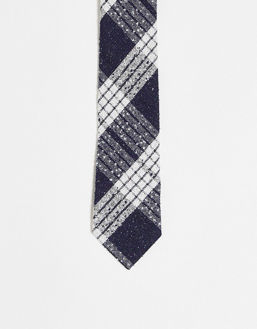 Cravatta a quadri e bianchi - Harry Brown - Modalova