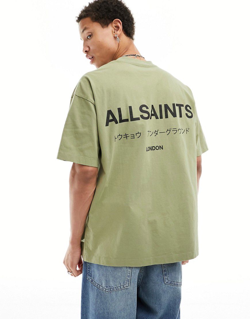 In esclusiva per ASOS - - Underground - T-shirt oversize - AllSaints - Modalova