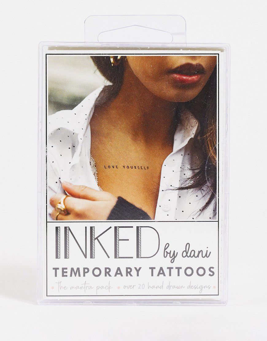 Tatuaggi temporanei Fashion Forward - Mantra Pack - INKED by Dani - Modalova