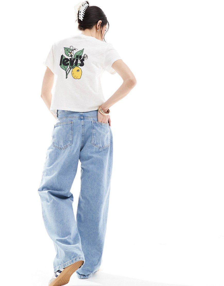 Classic - T-shirt sporco con logo e stampa di limoni sulla schiena - Levi's - Modalova
