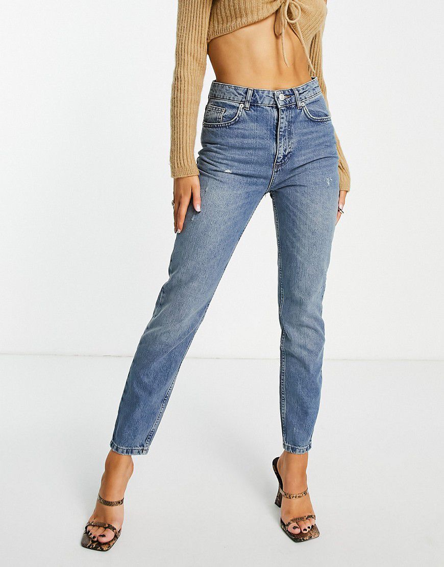 Jeans slim a vita alta medio - NA-KD - Modalova