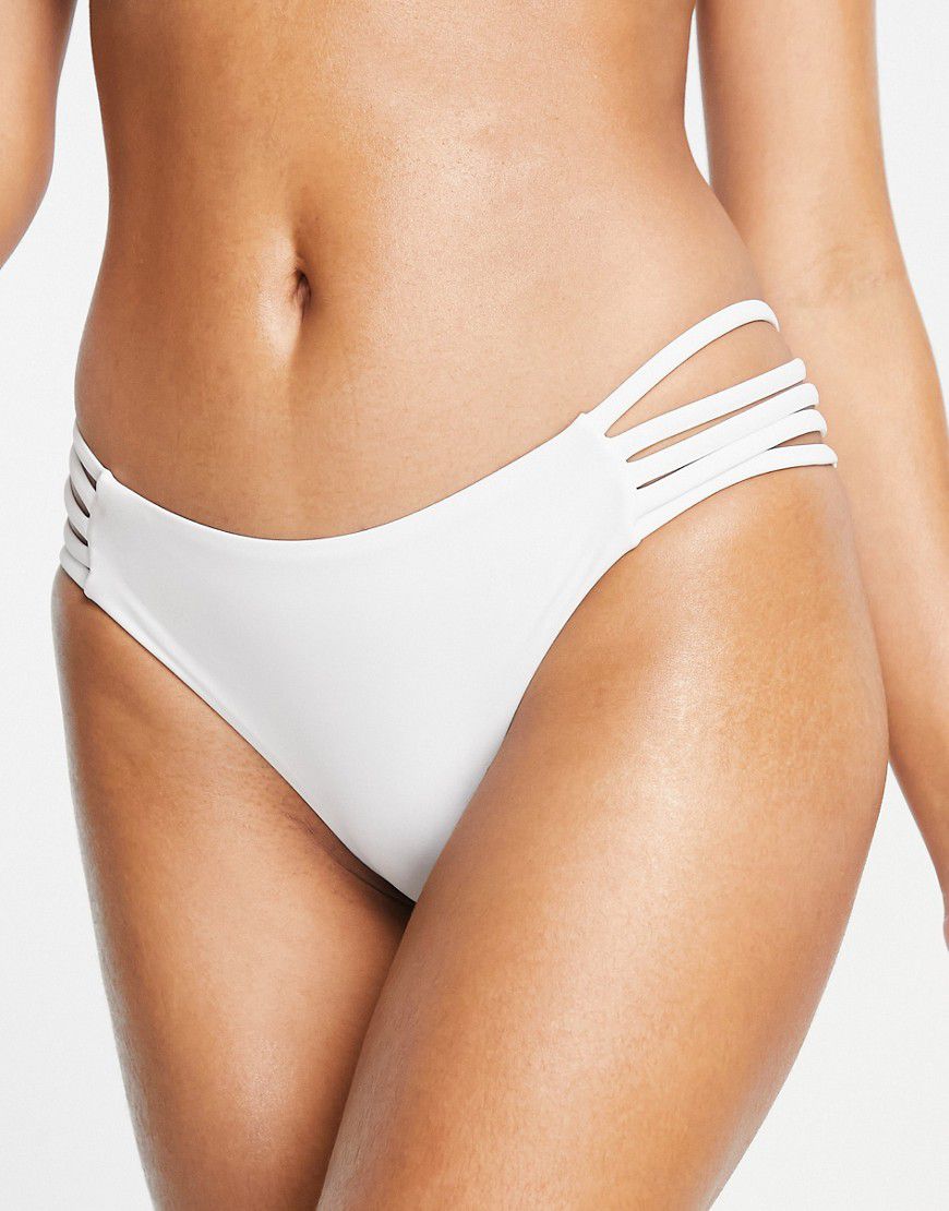 Vacay - Slip bikini bianchi con fascette sottili - NA-KD - Modalova