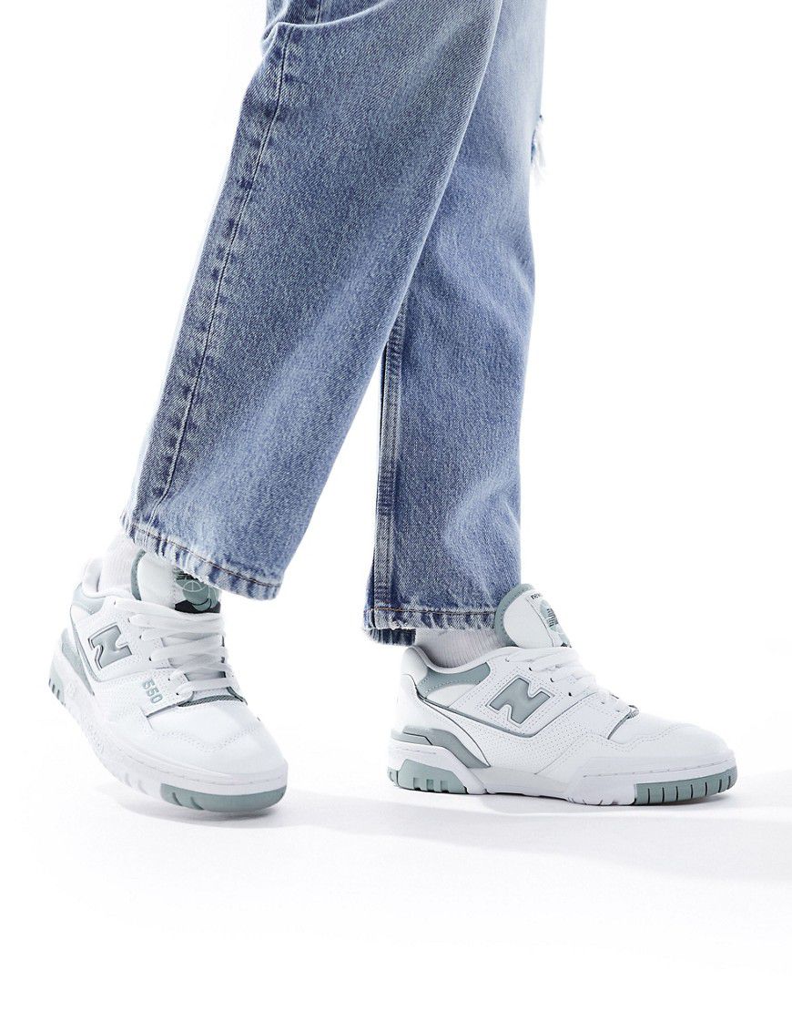 Sneakers bianche e verde salvia - New Balance - Modalova