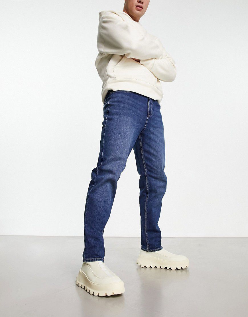 Jeans affusolati lavaggio scuro - New Look - Modalova