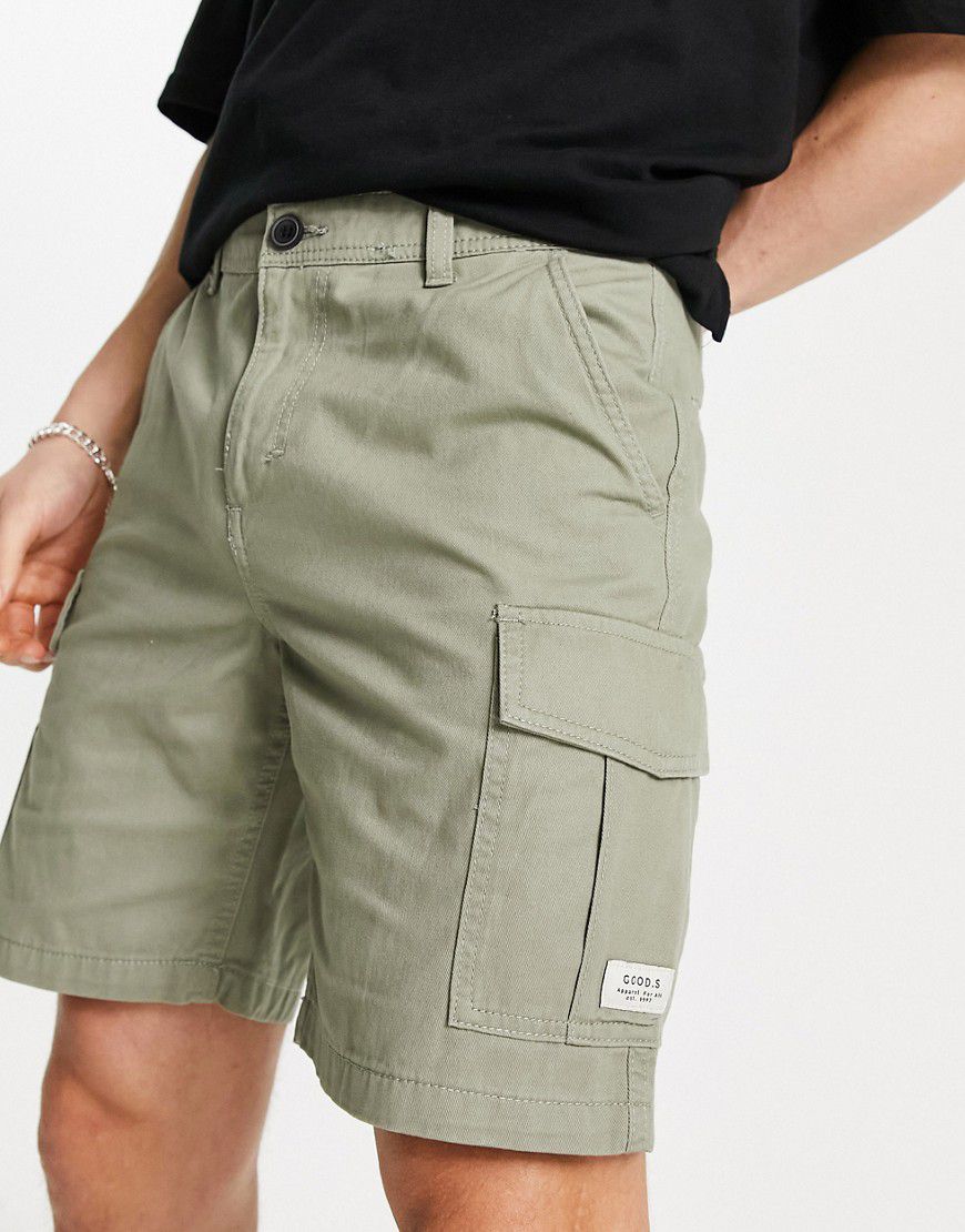 Pantaloncini cargo slim kaki - New Look - Modalova