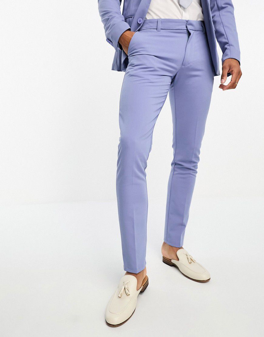 Pantaloni da abito super skinny azzurri - New Look - Modalova