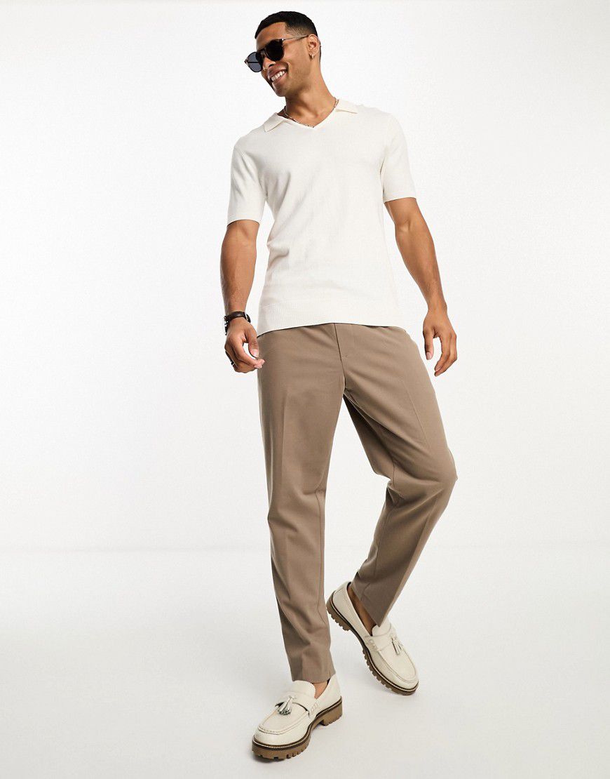 Pantaloni eleganti color cammello - New Look - Modalova