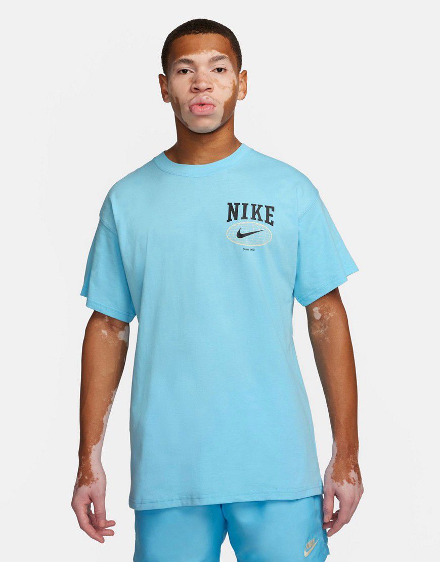 T-shirt con stampa del logo sulla schiena - Nike - Modalova