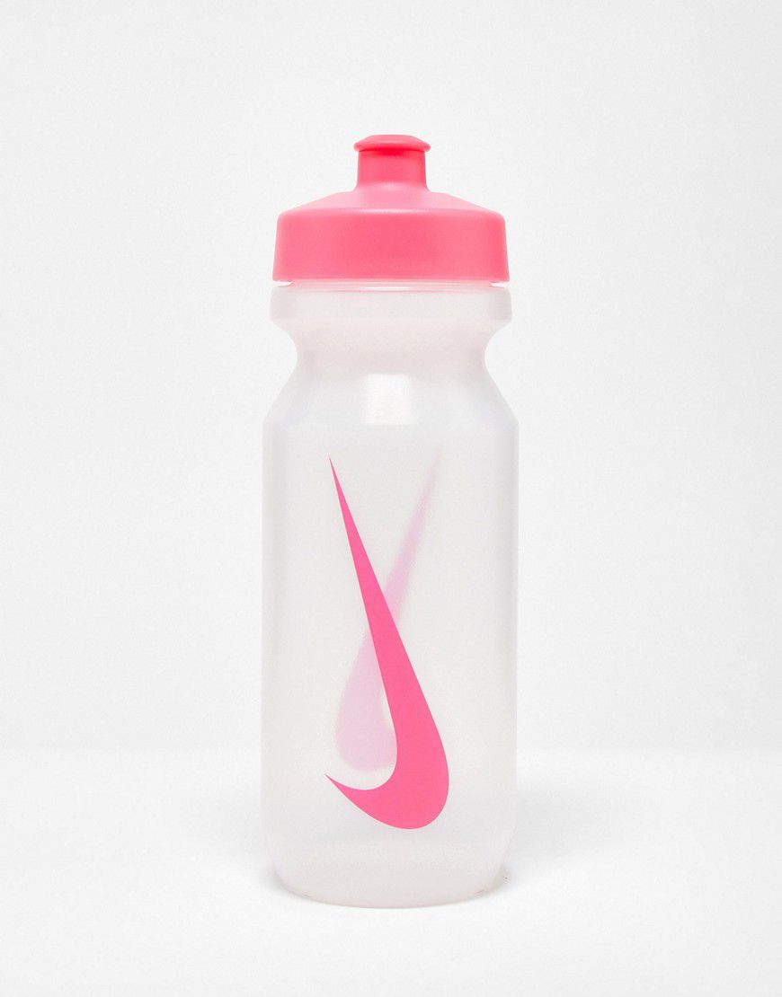 Training - Big Mouth 2.0 - Borraccia trasparente da 625 ml con logo rosa - Nike - Modalova