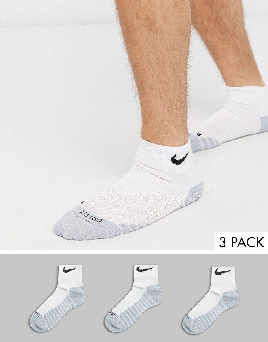 Confezione da 3 paia di calzini bianchi - Nike Training - Modalova
