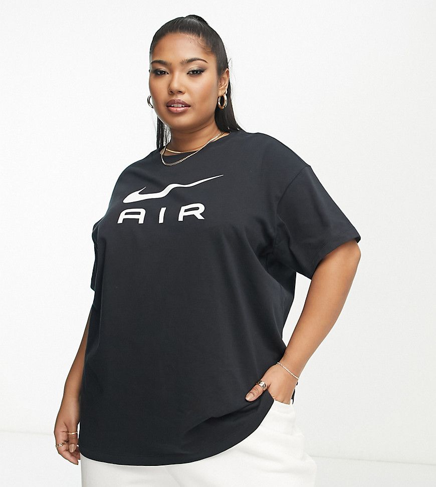Nike Plus - Air - T-shirt nera-Nero - Nike - Modalova