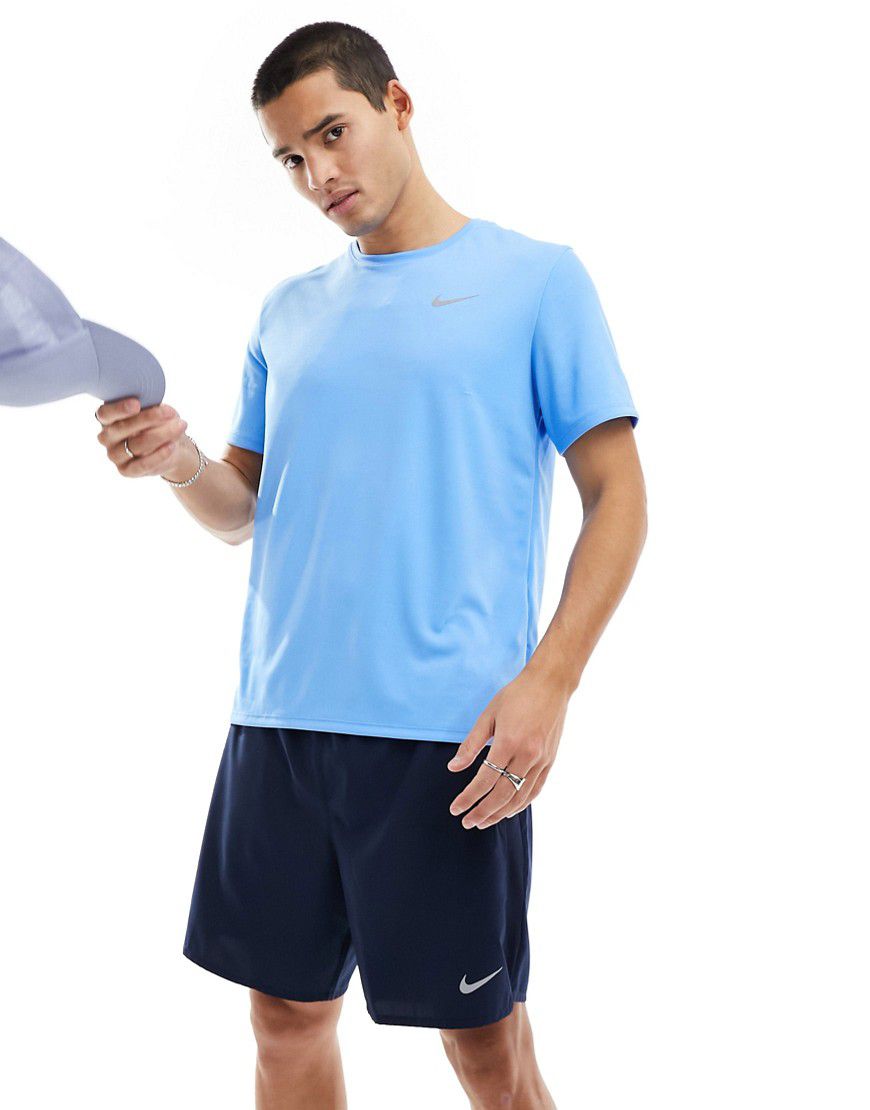 Nike Running - Miler - T-shirt blu - Nike Running - Modalova