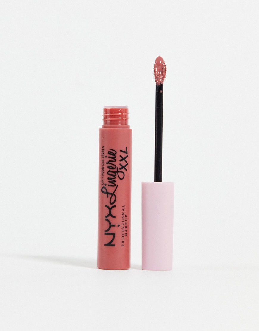 Lip Lingerie XXL - Rossetto liquido opaco tonalità Strip d Down - NYX Professional Makeup - Modalova