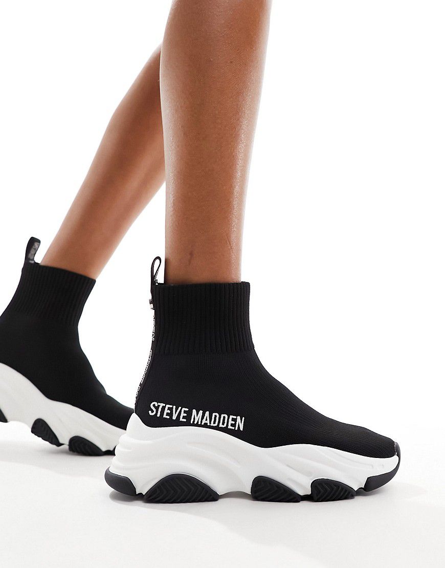 Prodigy - Sneakers a calza nere in maglia - Steve Madden - Modalova