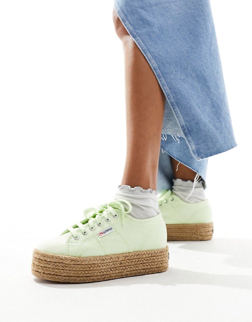 Sneakers verde lime - Superga - Modalova