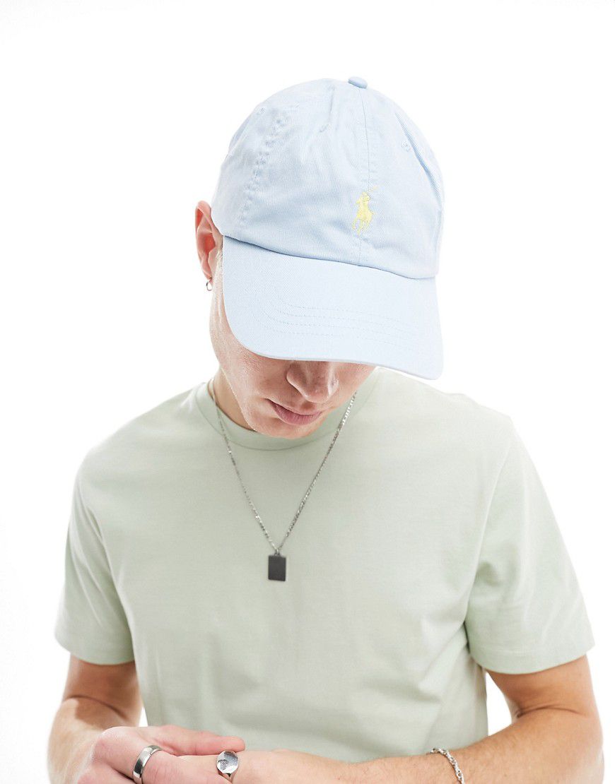 Cappello con visiera e logo azzurro - Polo Ralph Lauren - Modalova