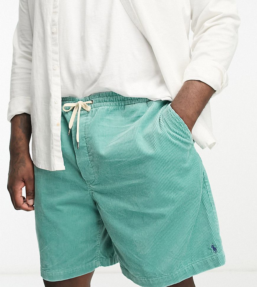 Big & Tall - Prepster - Pantaloncini in velluto a coste medio con logo - Polo Ralph Lauren - Modalova