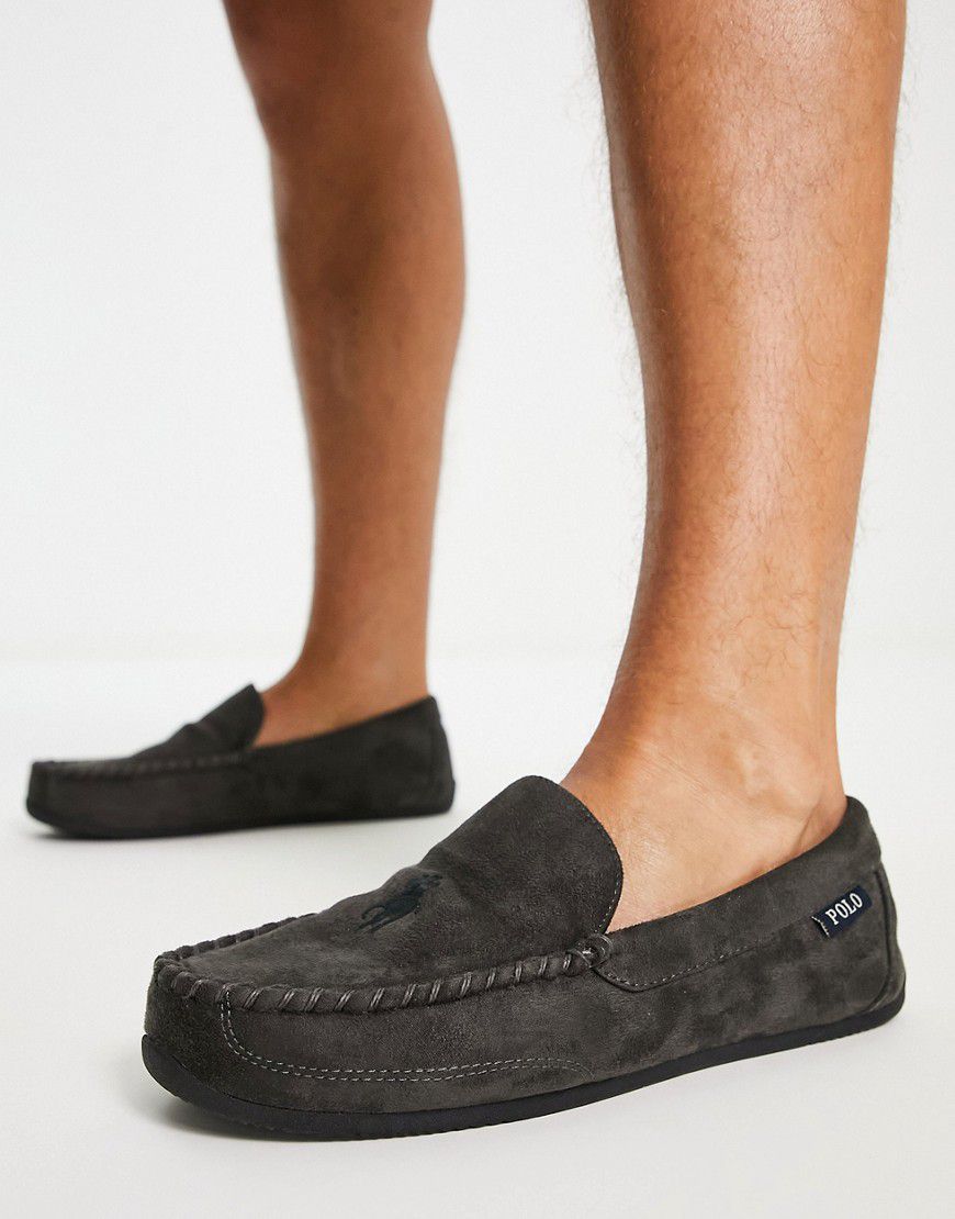 Declan - Mocassini pantofole antracite - Polo Ralph Lauren - Modalova