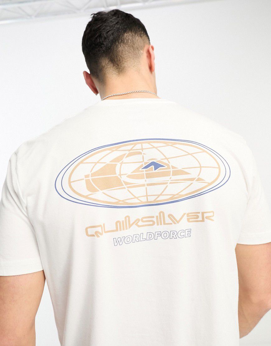 On The Grid - T-shirt bianca - Quiksilver - Modalova