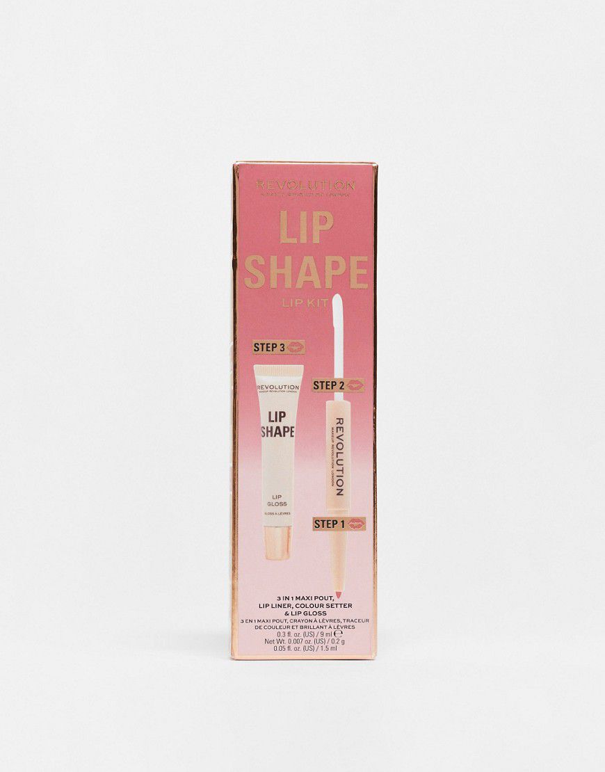 Lip Shape Kit - Rose Pink - Revolution - Modalova