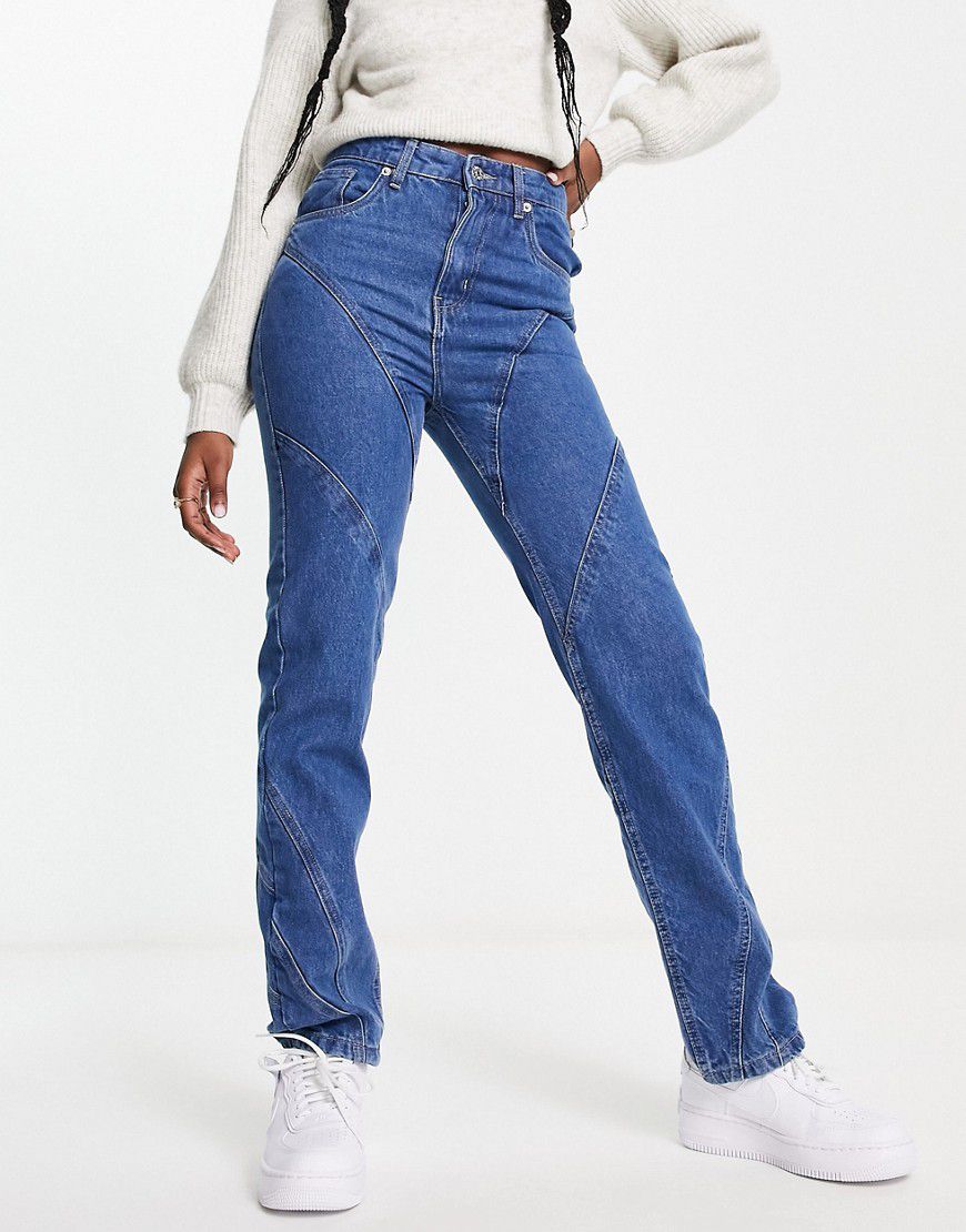 Jeans chiaro con cuciture - Rebellious Fashion - Modalova