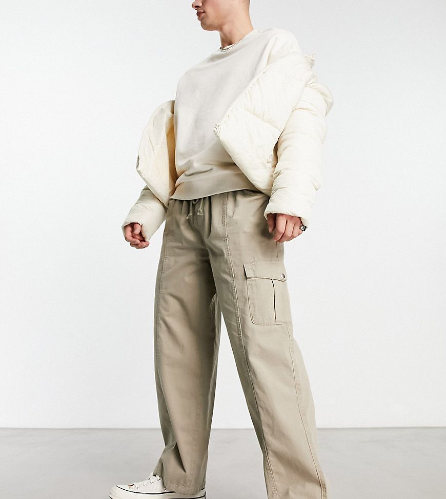 Pantaloni cargo color pietra - Reclaimed Vintage - Modalova