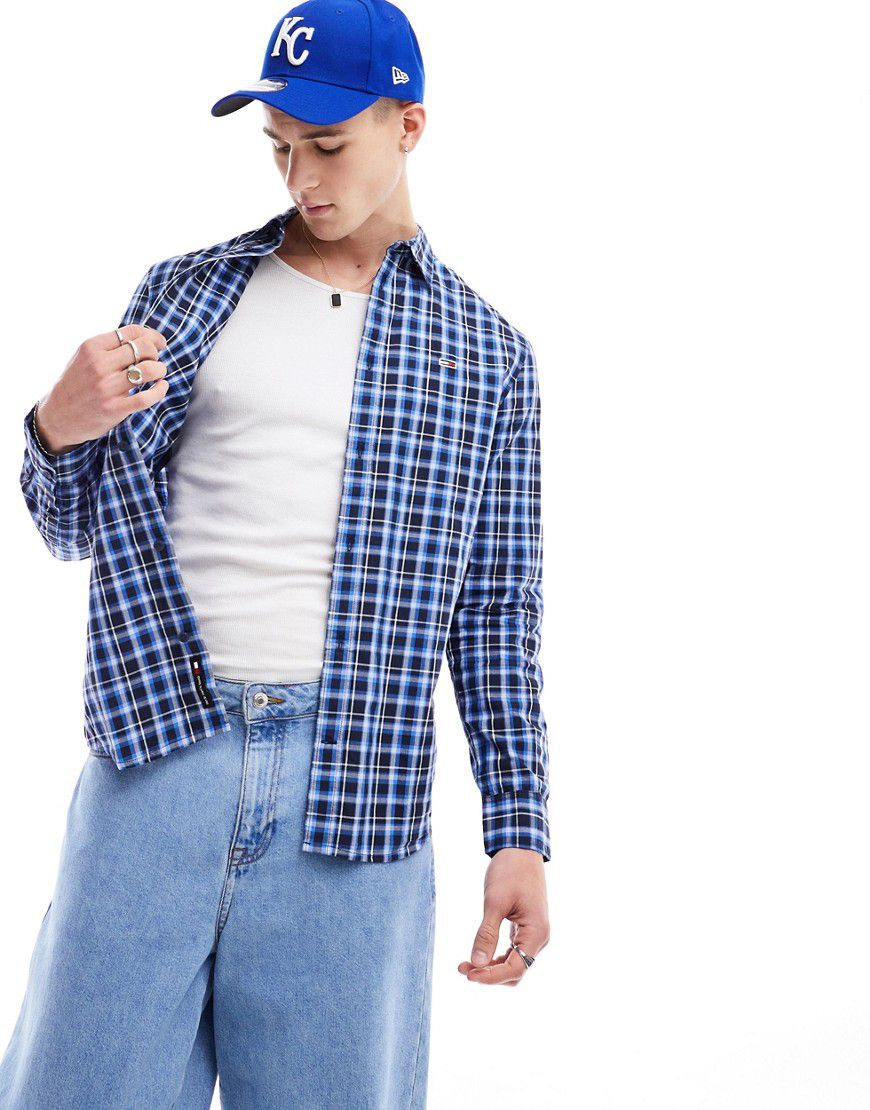 Essential - Camicia a quadri vestibilità classica - Tommy Jeans - Modalova