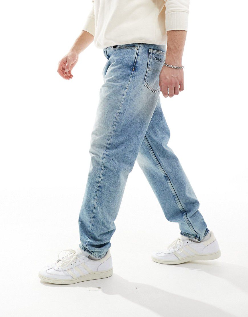 Isaac - Jeans affusolati comodi lavaggio chiaro - Tommy Jeans - Modalova