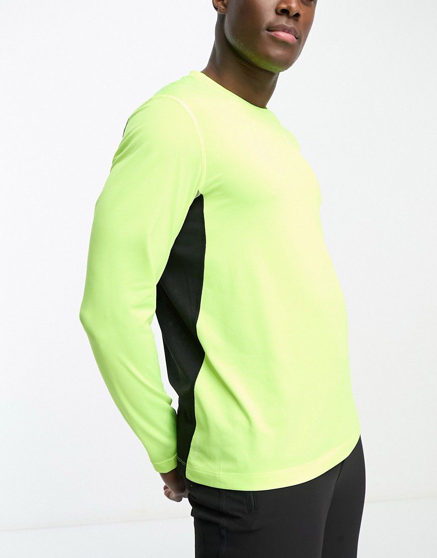 Running Lightbright - T-shirt a maniche lunghe gialla - The North Face - Modalova