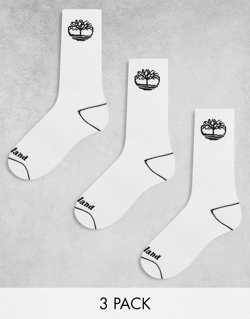 Bowden - Confezione da 3 paia di calzini bianchi - Timberland - Modalova