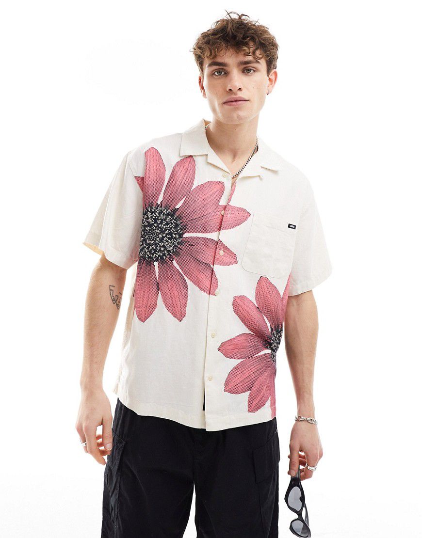 Camicia crema e scuro con stampa a fiori - Vans - Modalova